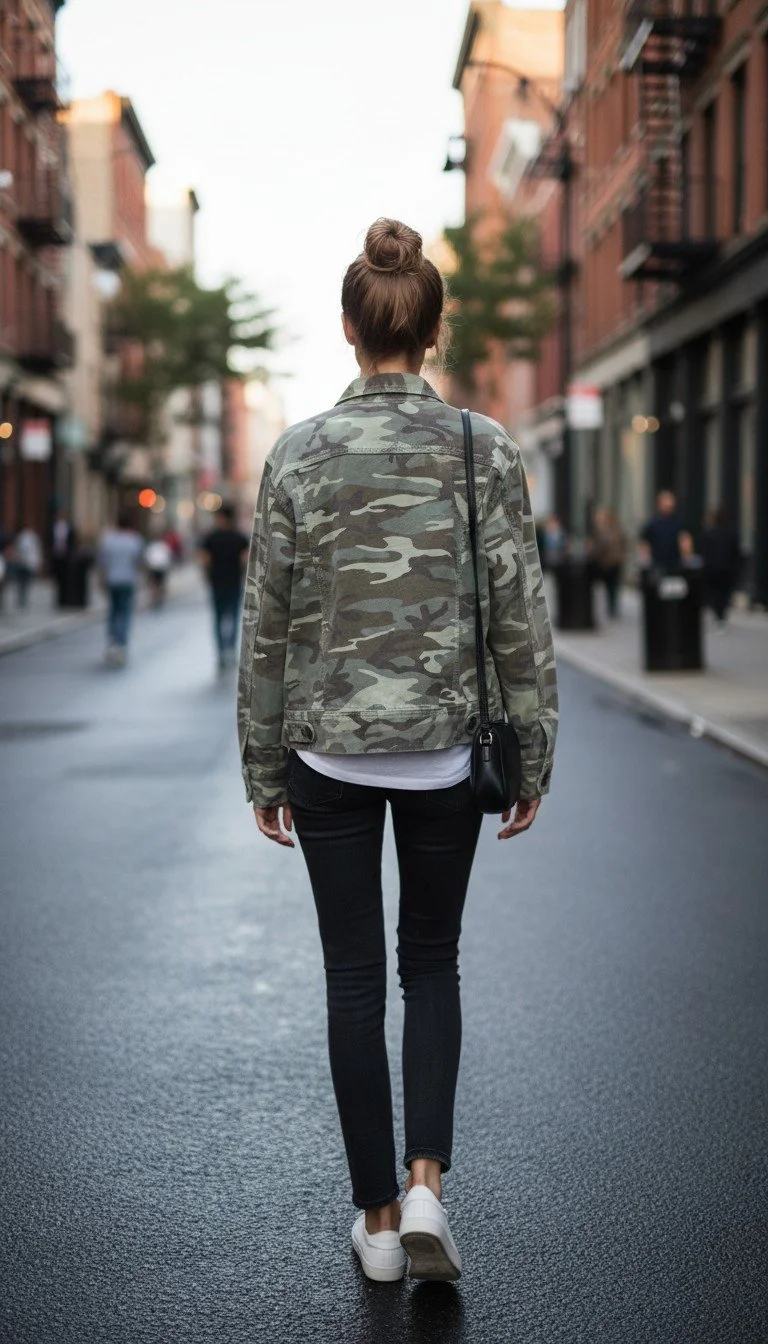 Amo - Urban Camouflage Cargo Jacket Size M - Image 2