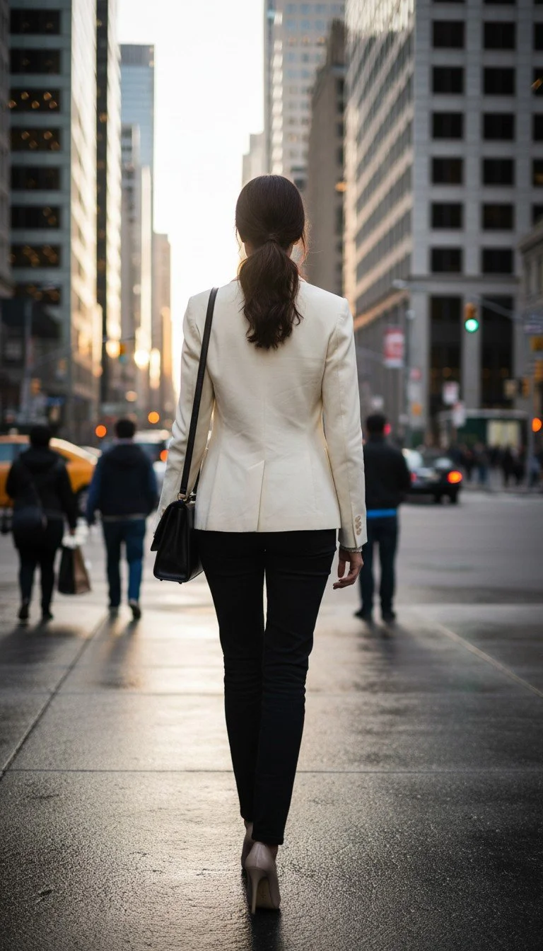 Ralph Lauren - Sophisticated Ivory Blazer Size 38 - Image 2