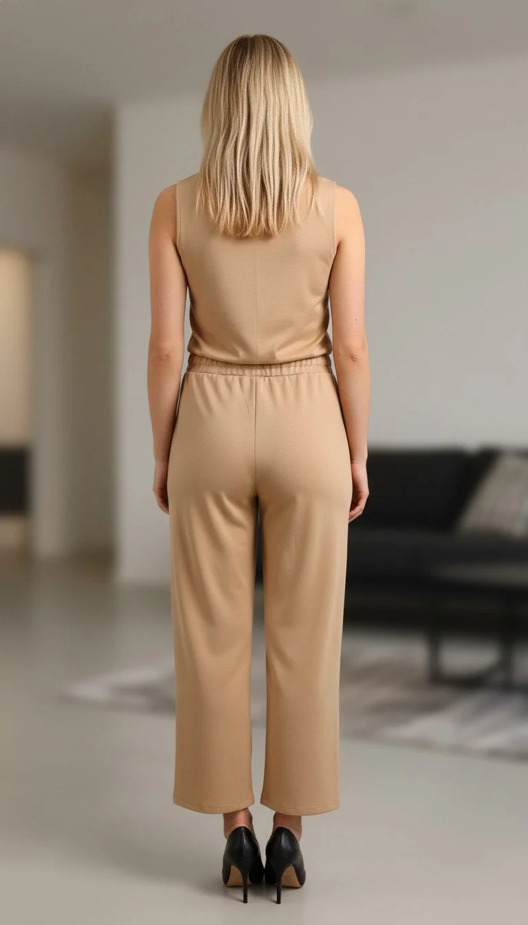 No Label - Luxe Sleeveless Jumpsuit Size S - Image 2