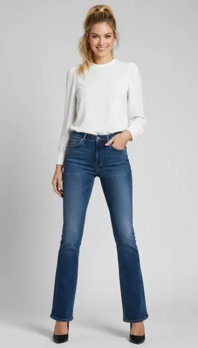 Mother - Classic Slim-Fit Blue Jeans Size 23