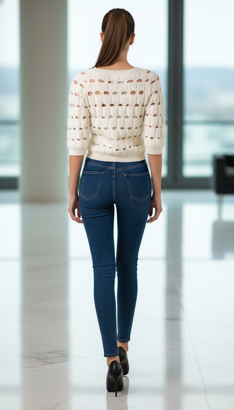 IRO - Open Weave Knit Sweater Size XS - Image 2