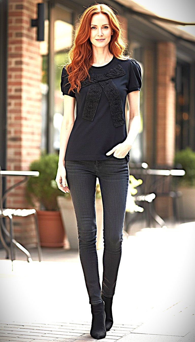 Dolce and Gabbana - Chic Black Lace Bow Top - Image 3