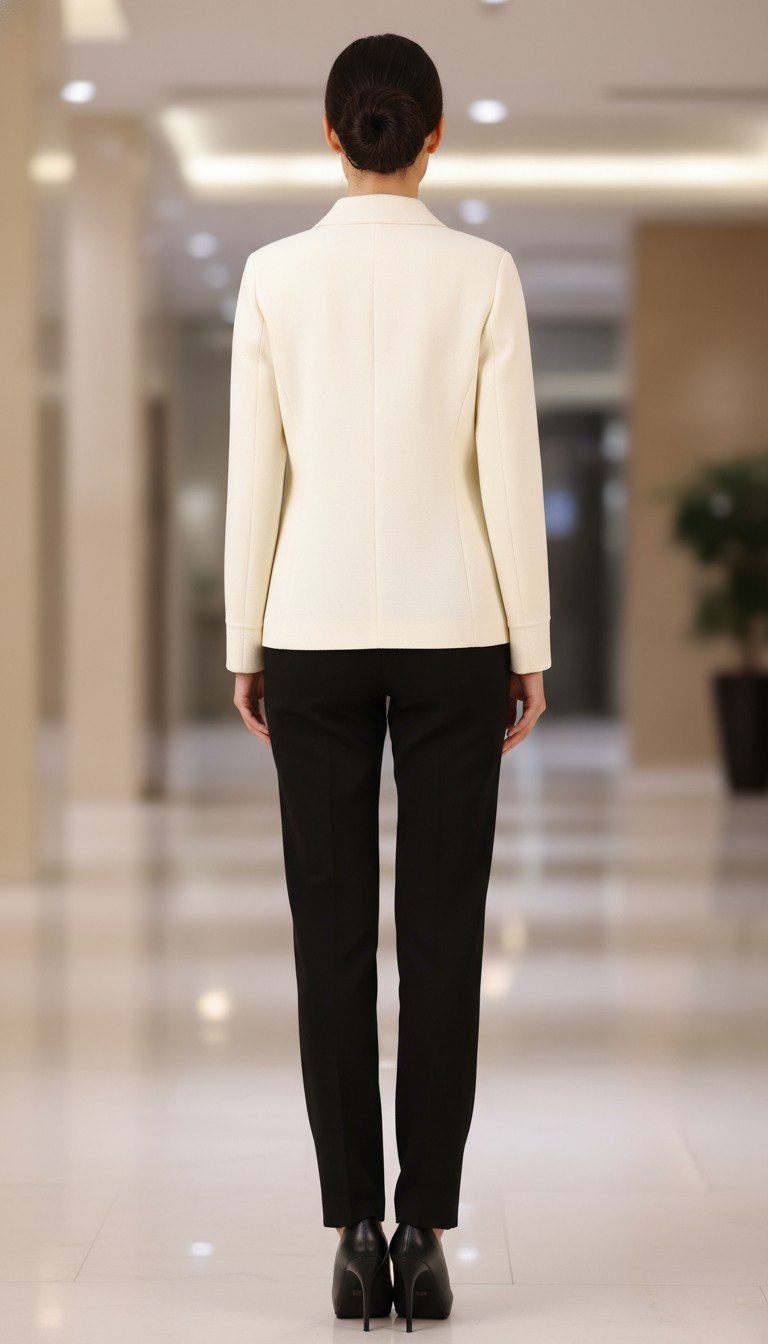 Dior - Elegant Cream Button-Up Jacket Size 38 - Image 2