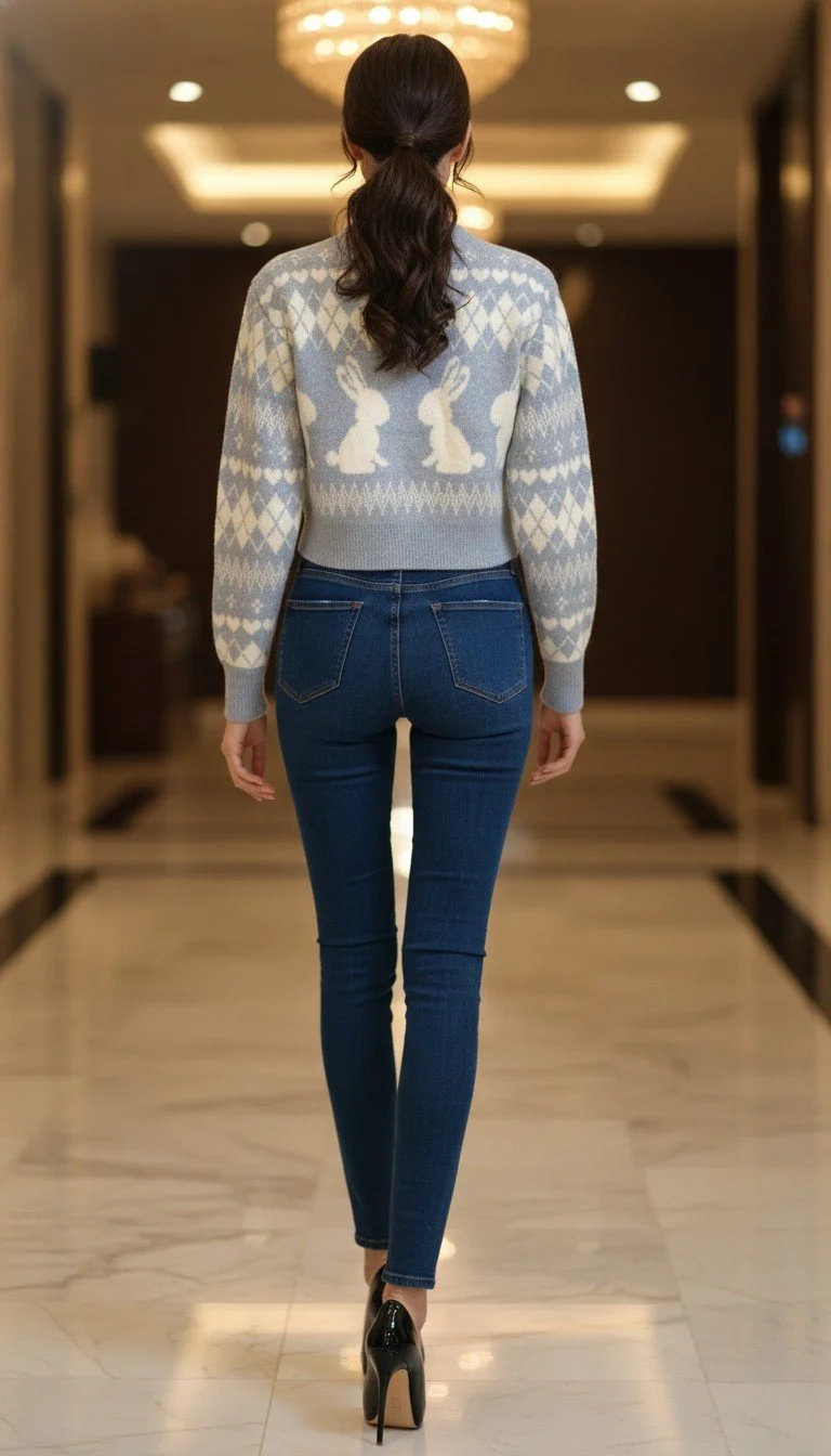 Wild Fabel - Bunny Knit Cardigan Size XXS - Image 2