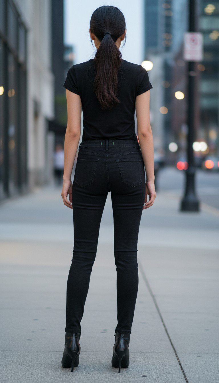J Brand - Ultimate Stretch Black Denim Jeans Size 27 - Image 2