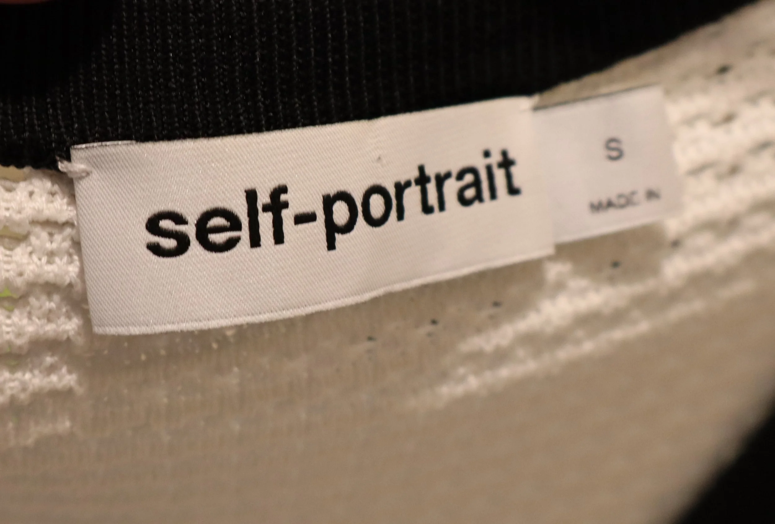 Self-Portrait - Chic Contrast Trim Dress - Image 3