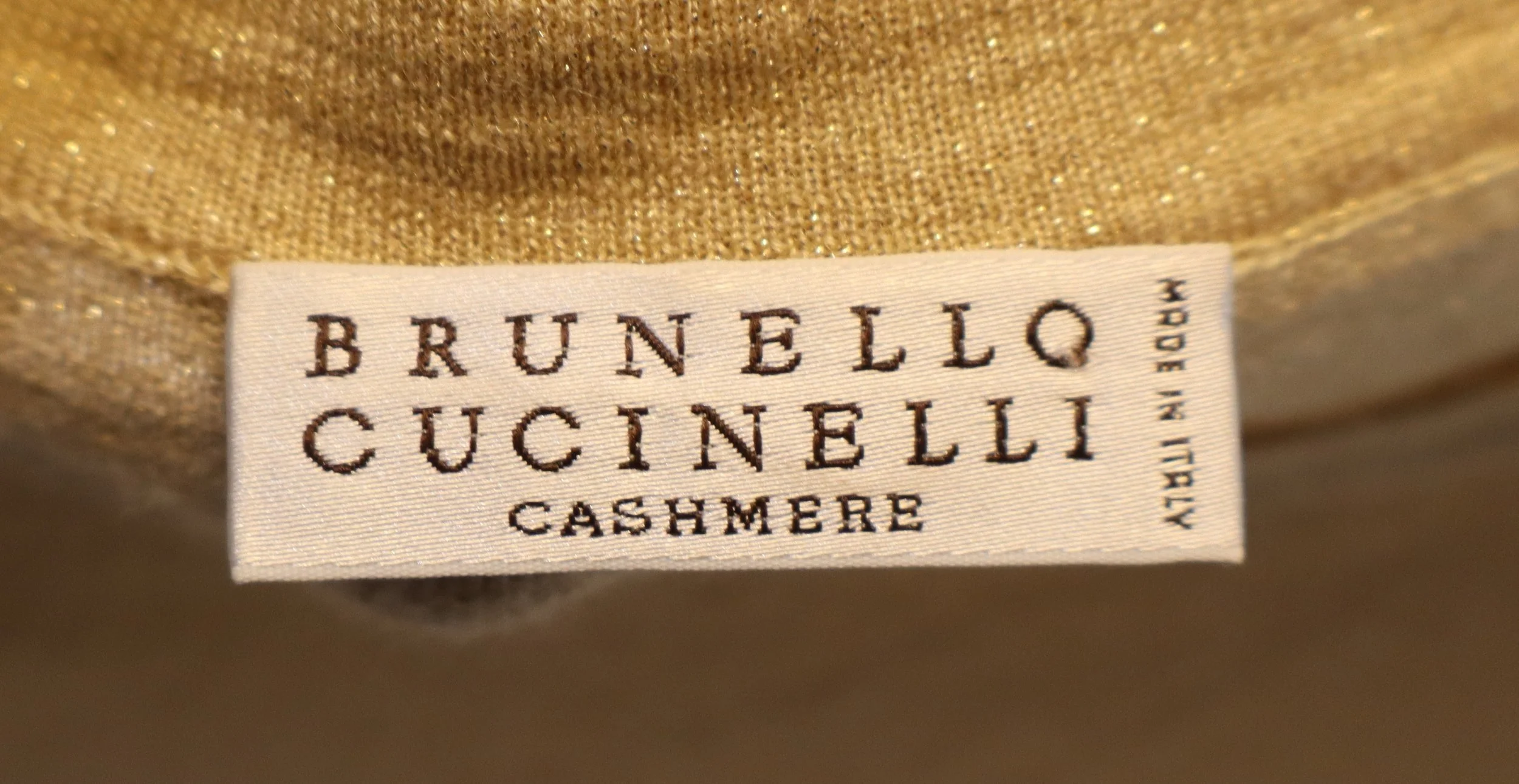 Bruno Cucinelli - Classic Almond Long-Sleeve Sweater Size 2 - Image 4