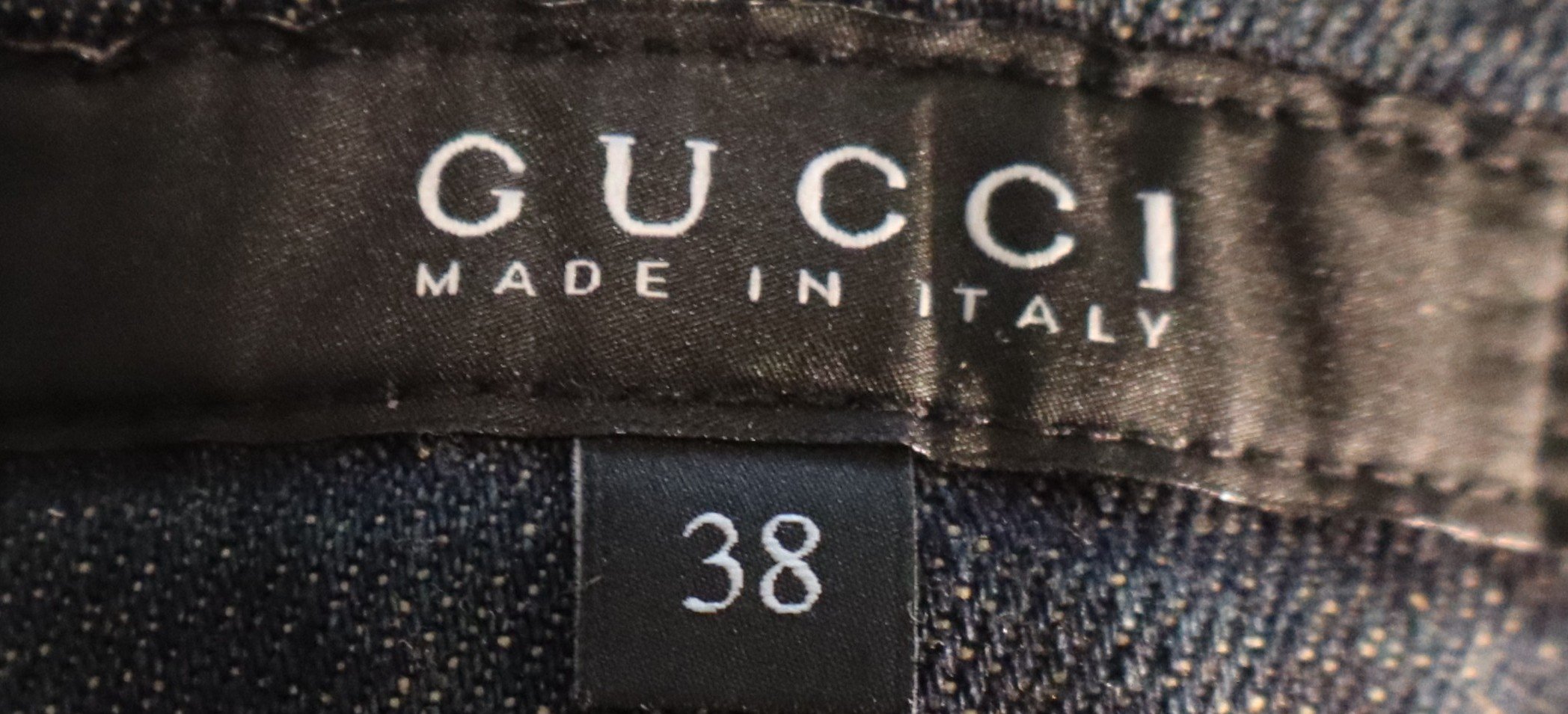 Gucci - Chic A-line Denim Skirt - Size 38 - Image 3