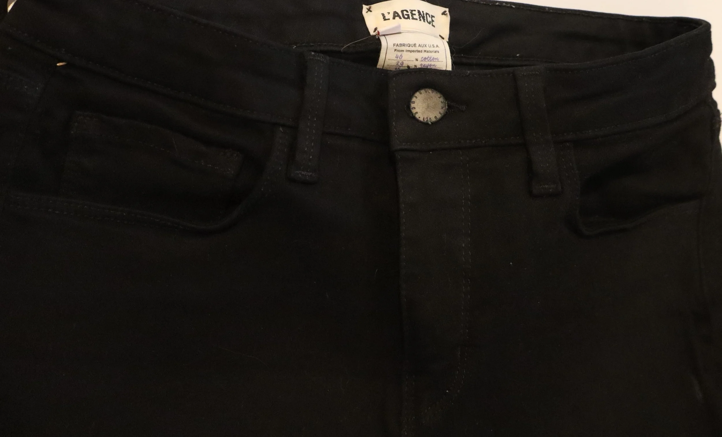 L'Agence - Classic Black Slim Fit Pants Size 29 - Image 4
