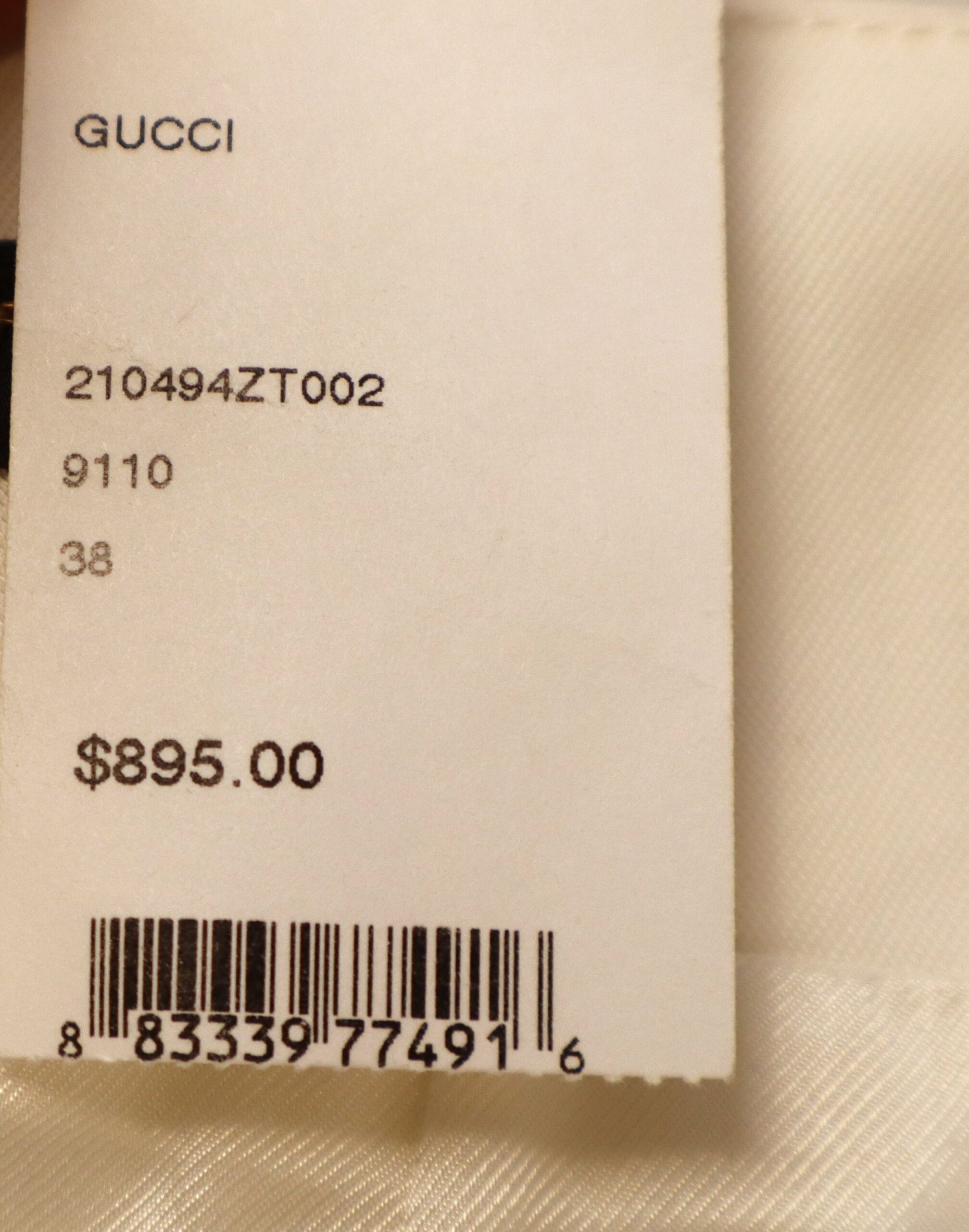 Gucci - Chic White Skirt with Woven Belt Size 38 - Image 5