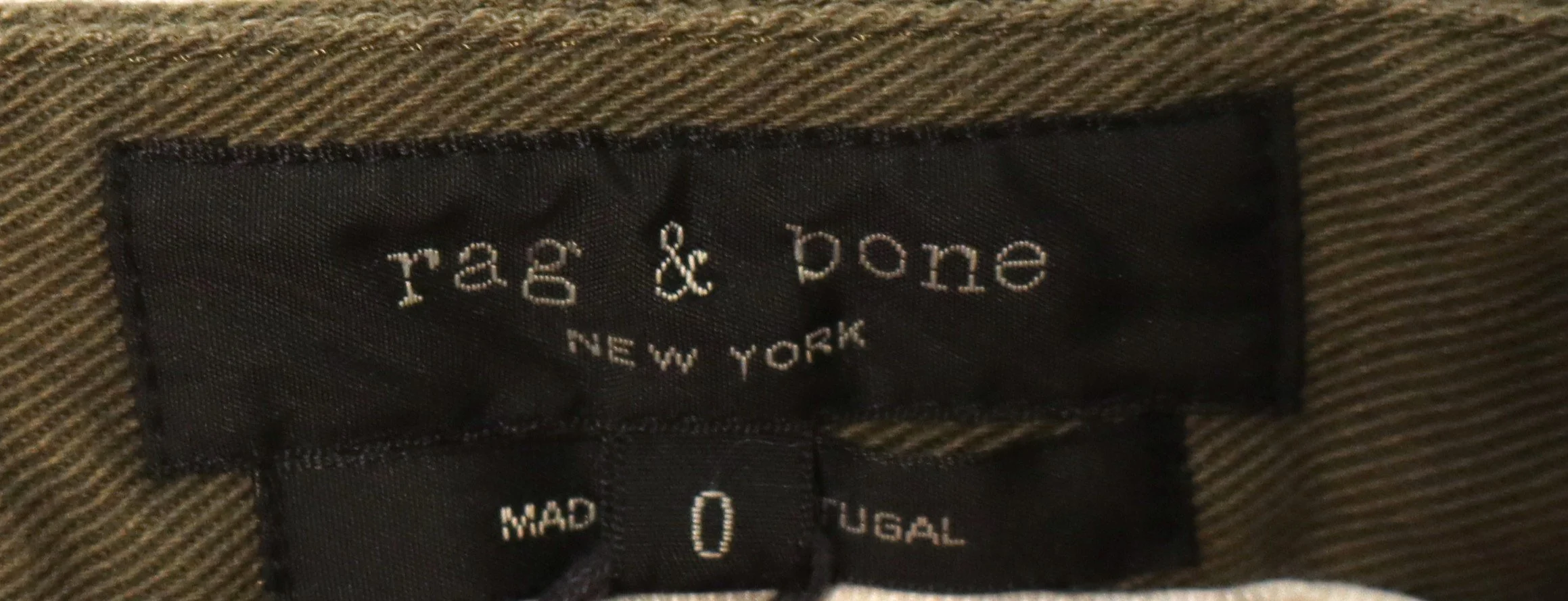 Rag and Bone - Classic Olive Green Utility Shorts Size 0 - Image 3