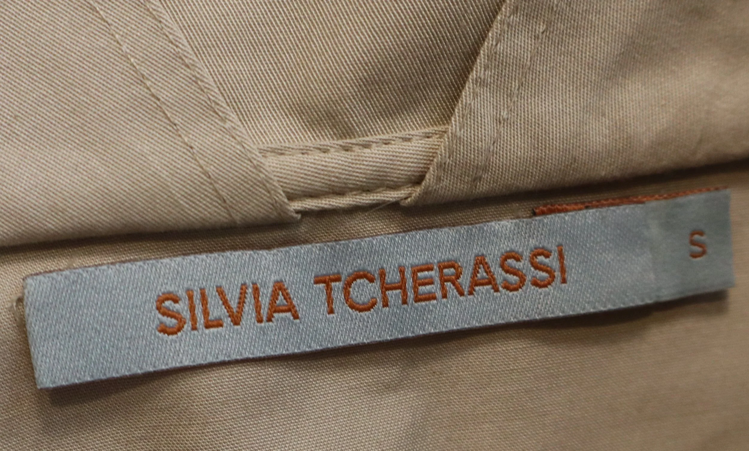 Sylvia Tcherassi - Elegant Beige Trench Coat Size S - Image 3