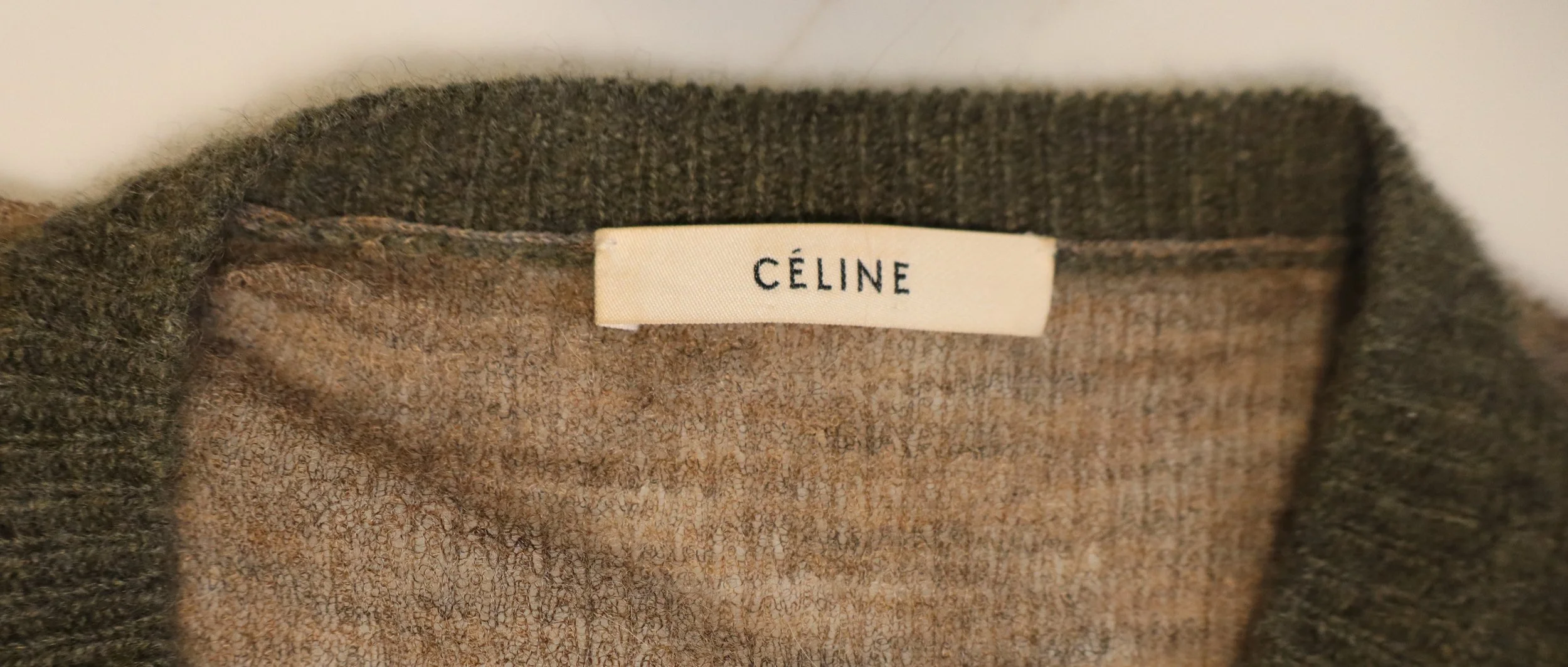 Celine - Cashmere & Alpaca Sweater Size L - Image 3