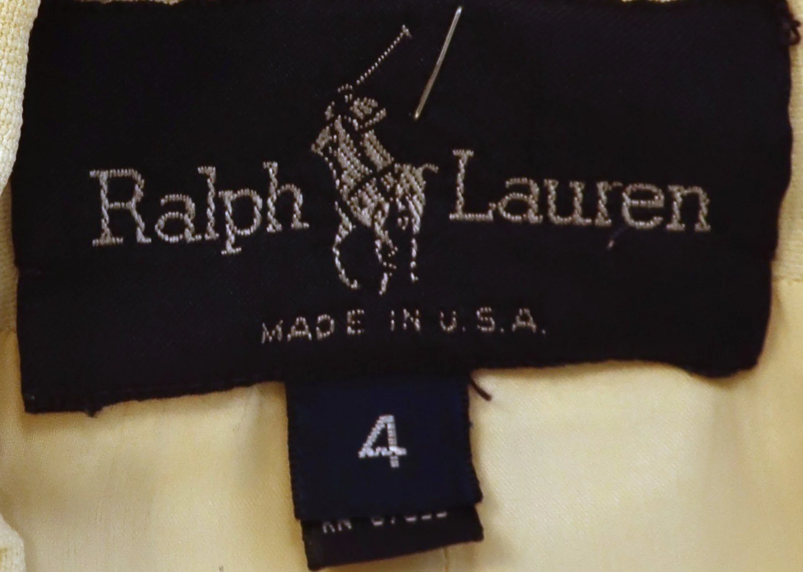 Ralph Lauren - Classic Ivory Women's Blazer Size 4 - Image 3