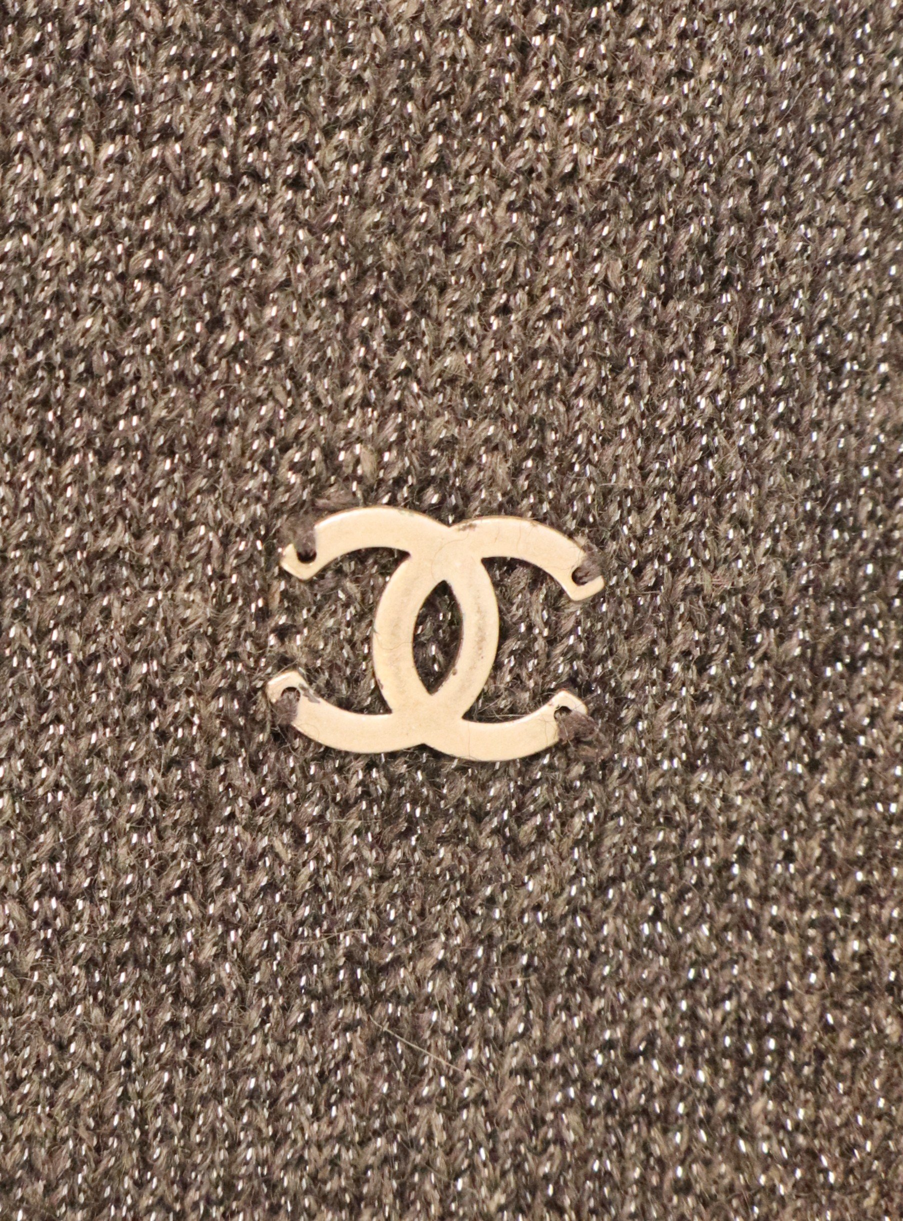 Chanel - Vintage Classic Gray Comfort Hoodie Size 44 - Image 3