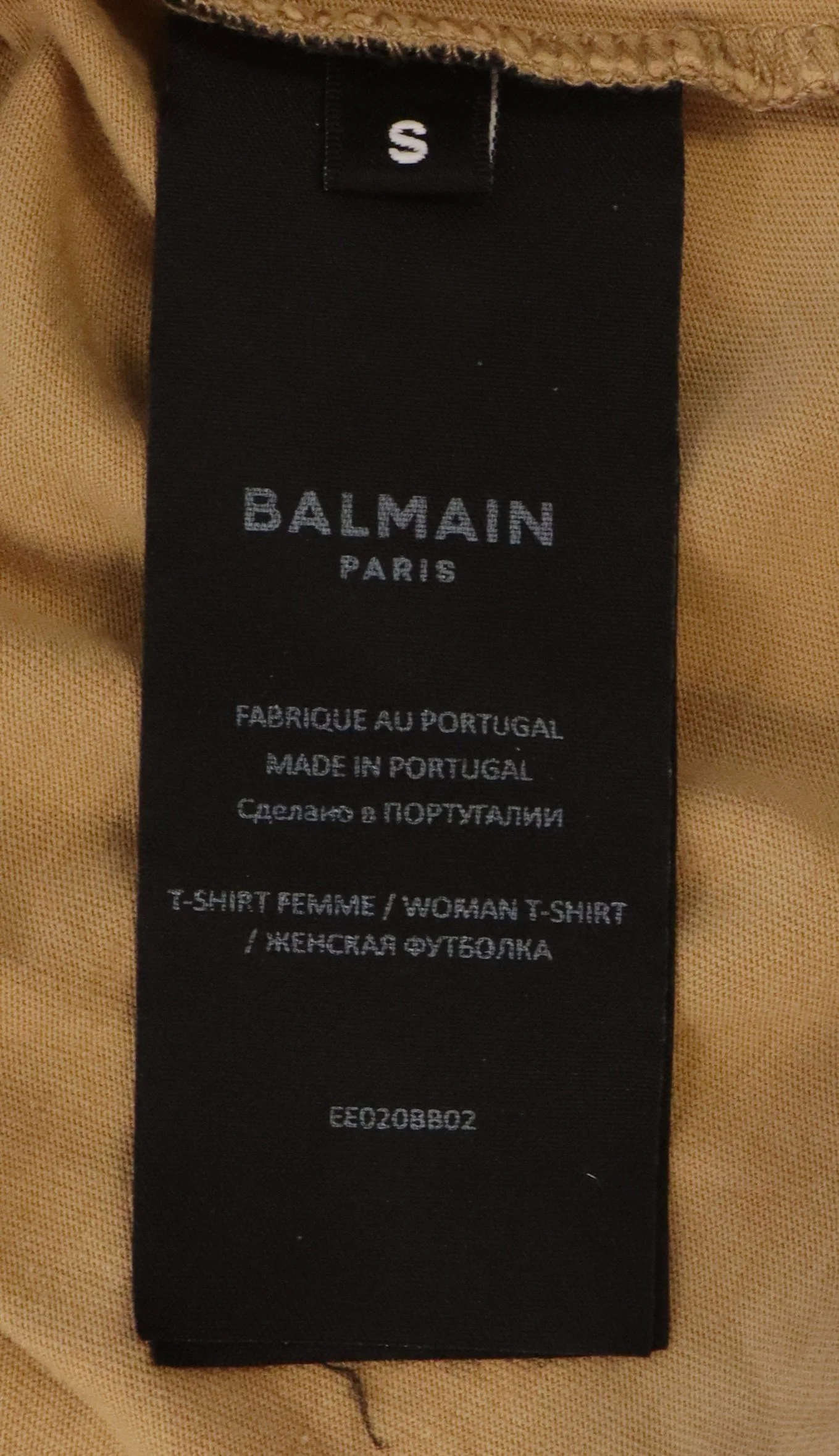 Balmain Paris - Logo T-Shirt Size S - Image 4