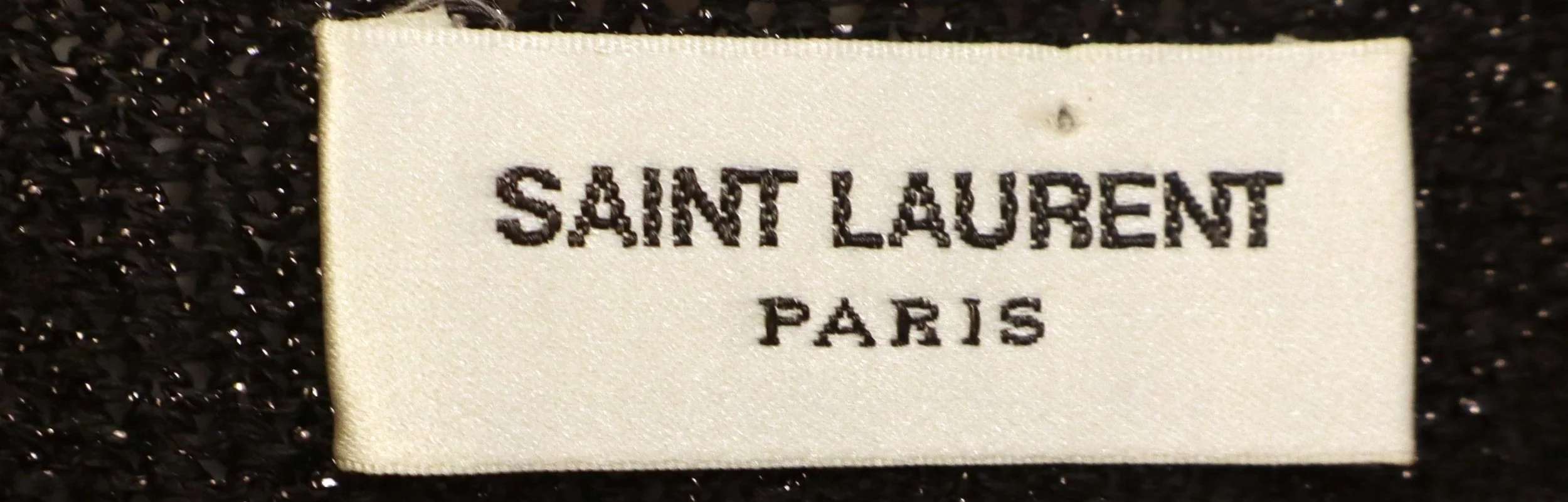 Saint Laurent Paris - Elegant Black Cowl Neck Top Size S - Image 3