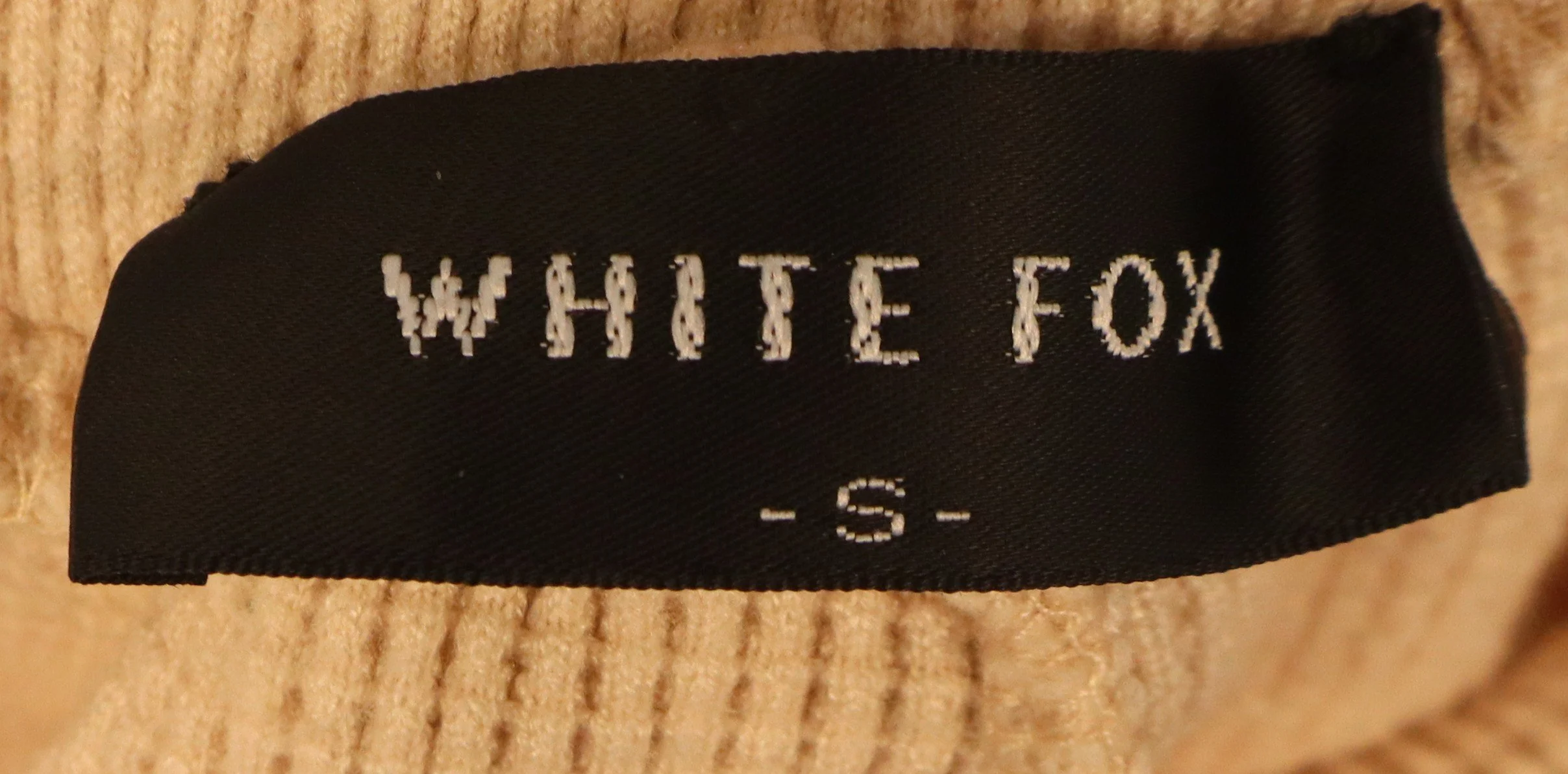 White Fox - Cozy Waffle-Knit Lounge Shorts Size S - Image 3