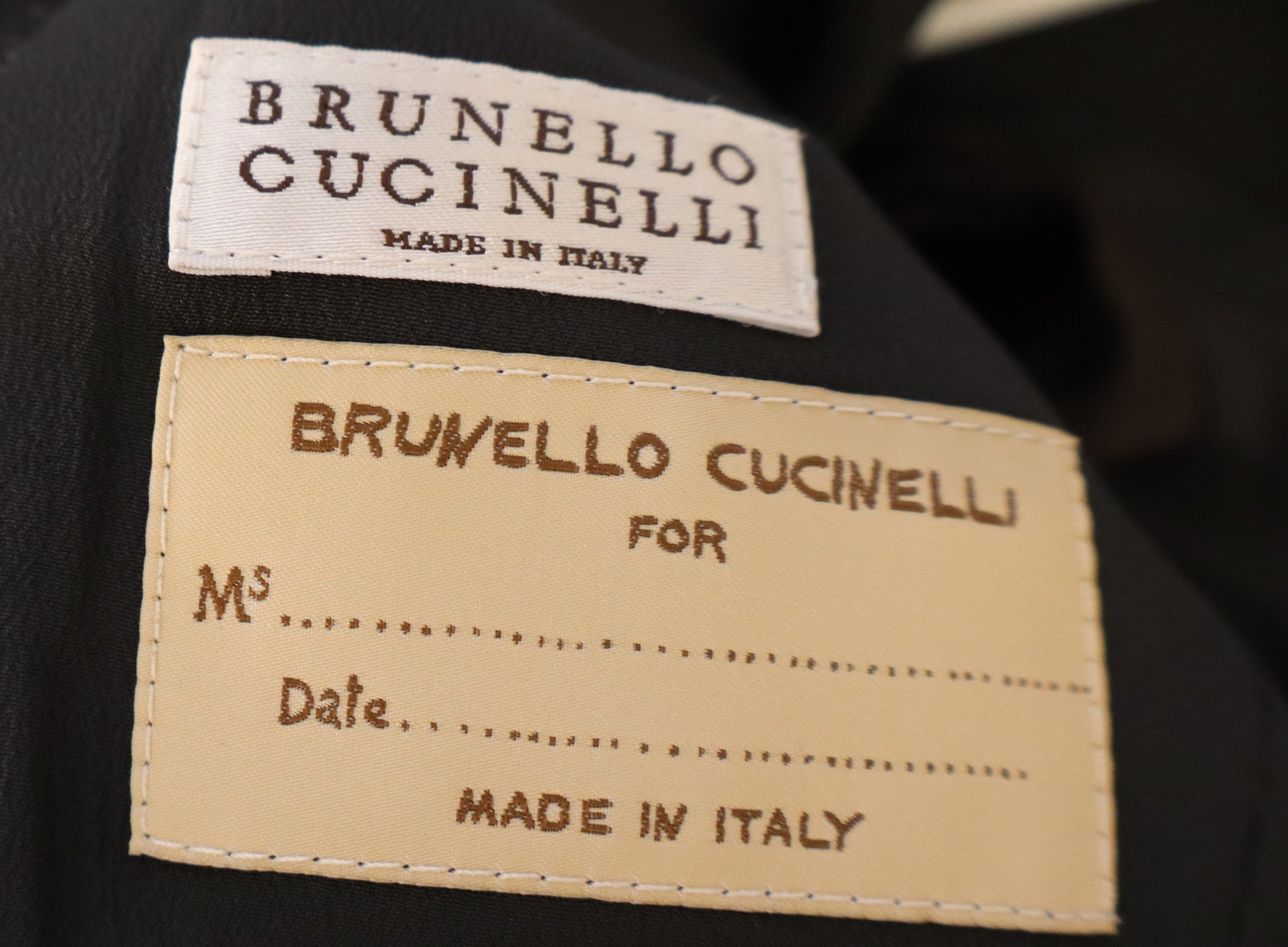 Brunello Cucinelli - Classic Charcoal Double-Breasted Blazer Size 36 - Image 3