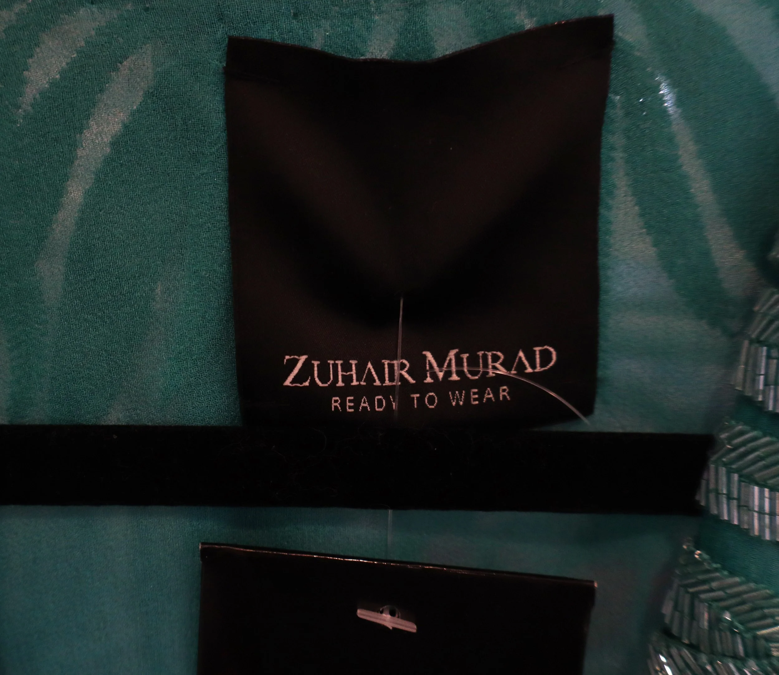 Zuhair Murad - RTW Gown Emerald Elegance Evening Gown Size 36 - Image 3