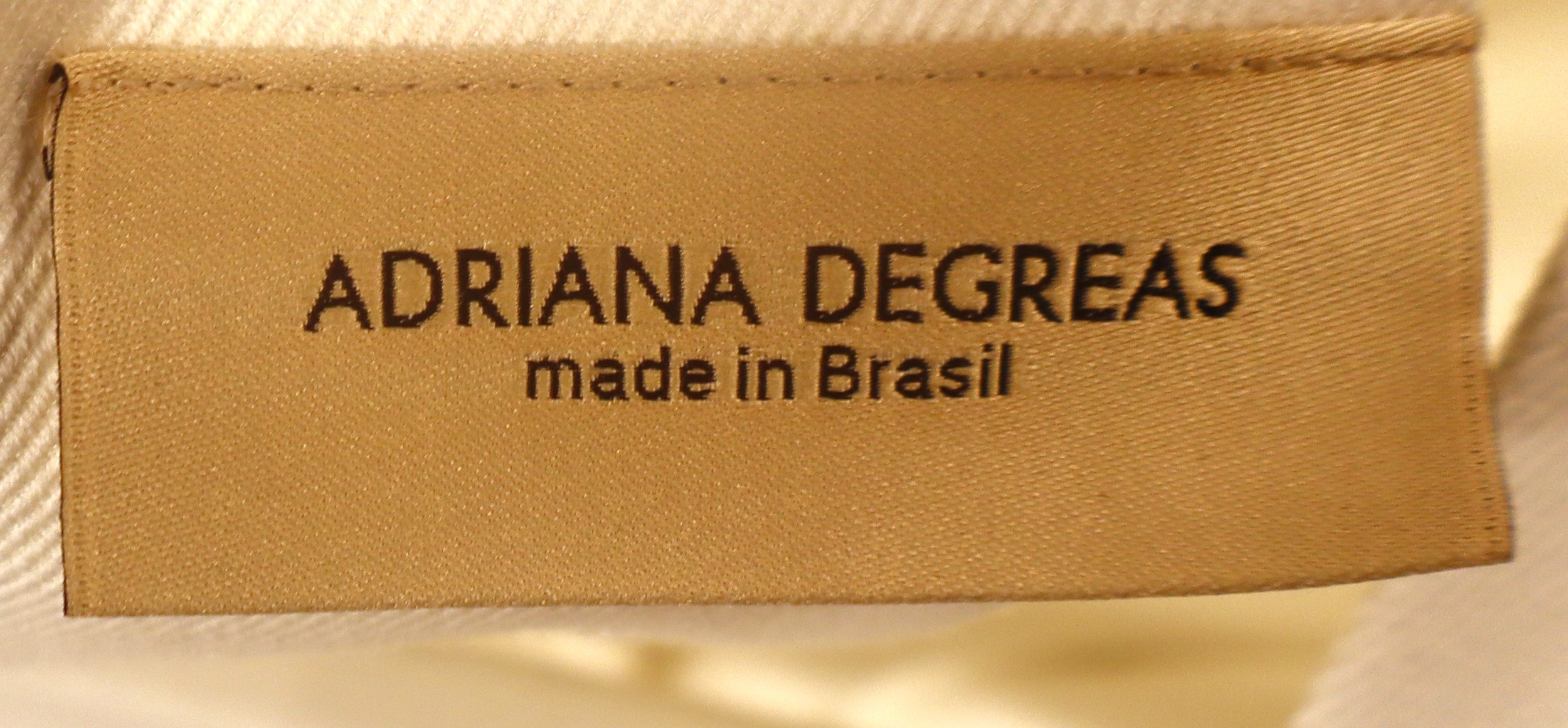 Adreana Degrease - Linen‑Blend Puff Sleeve Crop Top Size M - Image 3