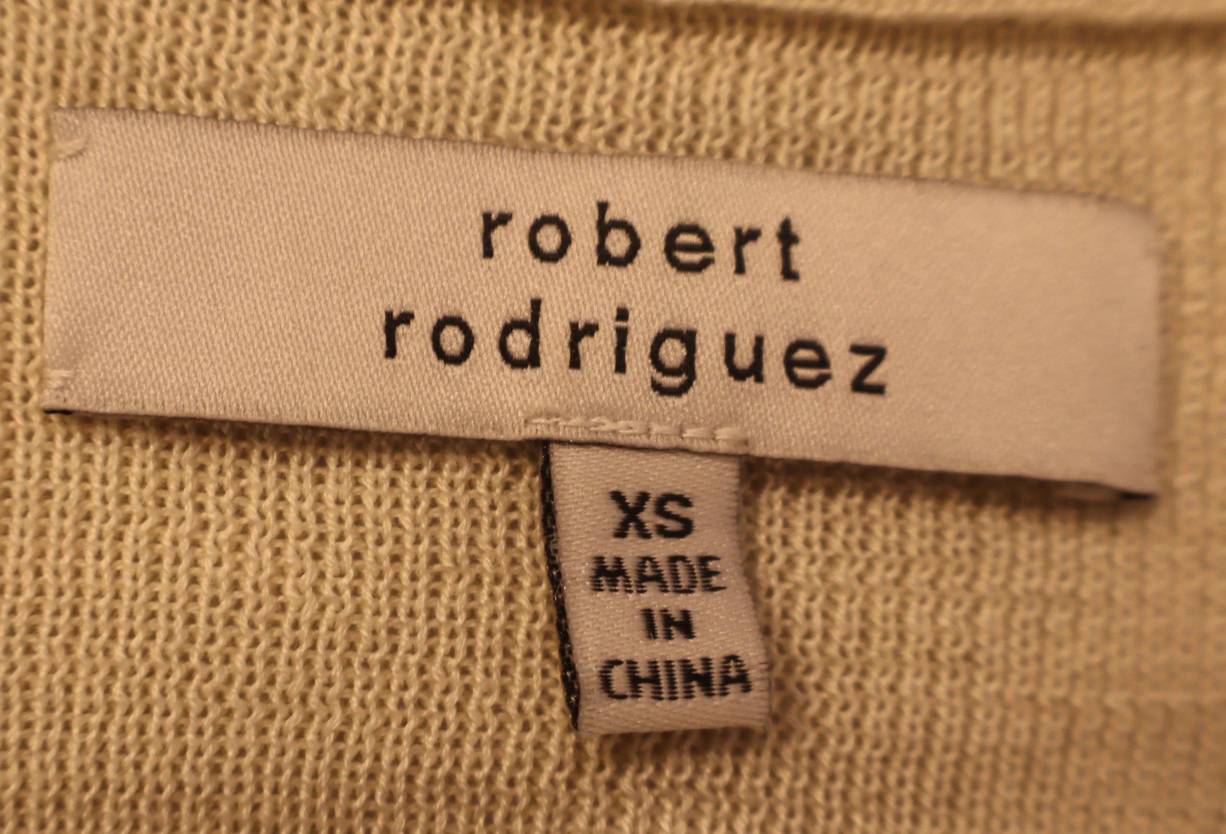 Robert Rodriguez - Metallic Button‑Front Cardigan Size XS - Image 3