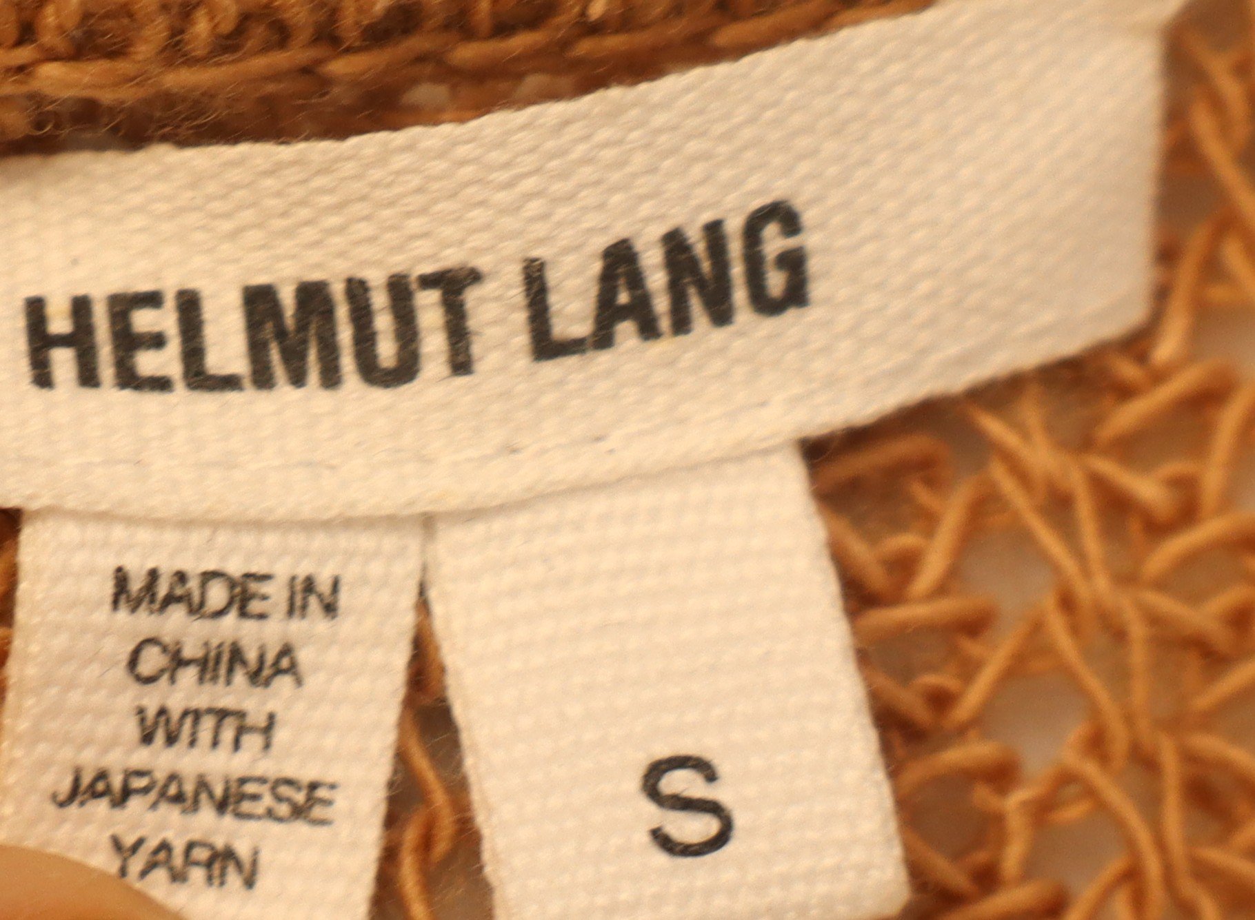 Helmut Lang Asymmetrical Open‑Knit Top Size S - Image 3