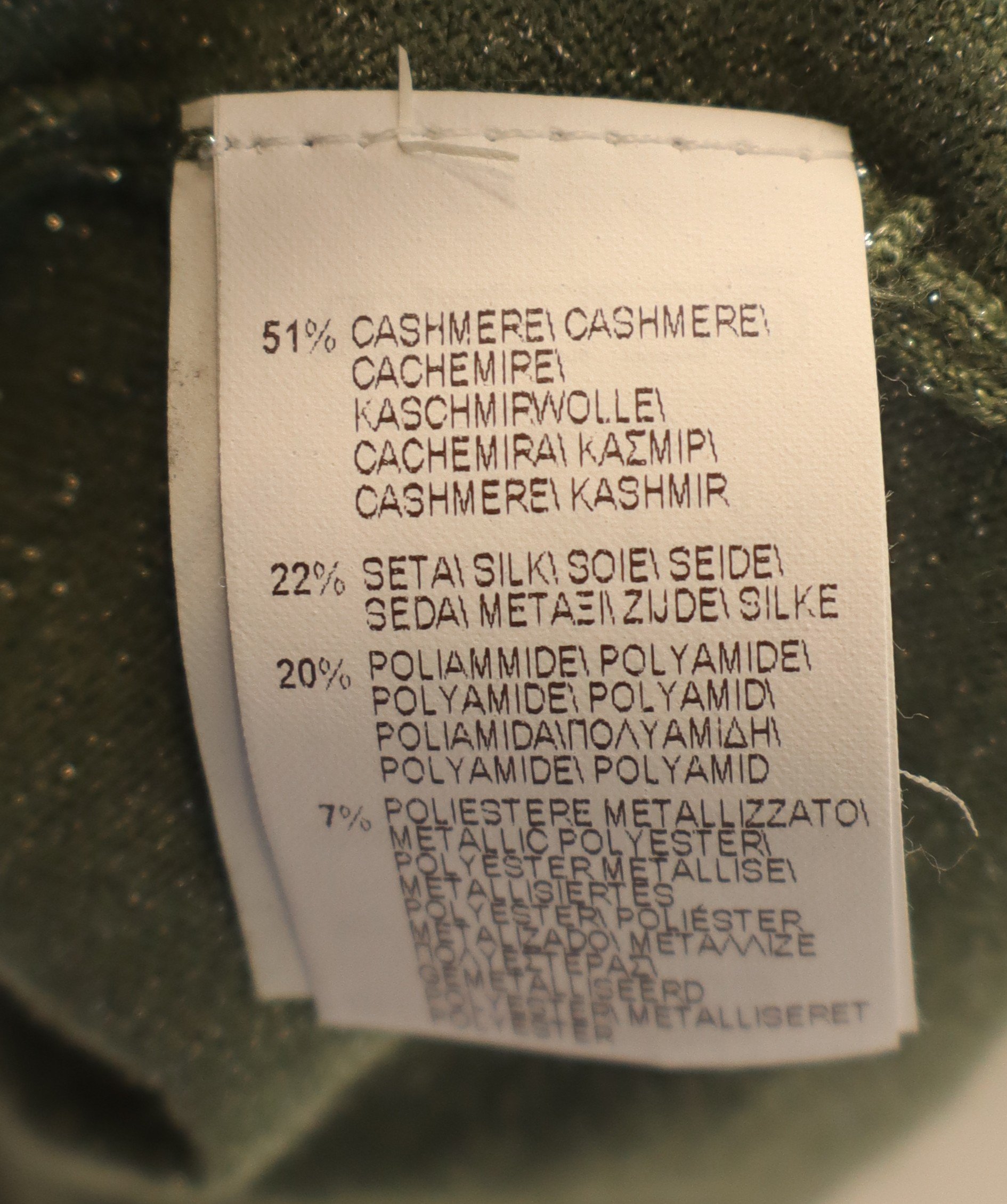 Brunello Cucinelli - Cashmere/Silk/Metallic Sweater Size S - Image 4