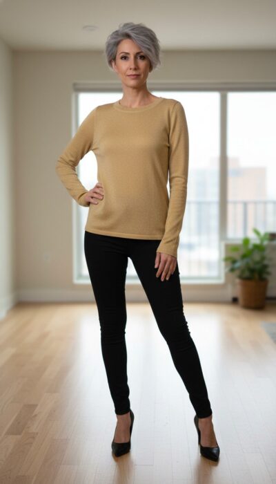 Bruno Cucinelli - Classic Almond Long-Sleeve Sweater Size 2