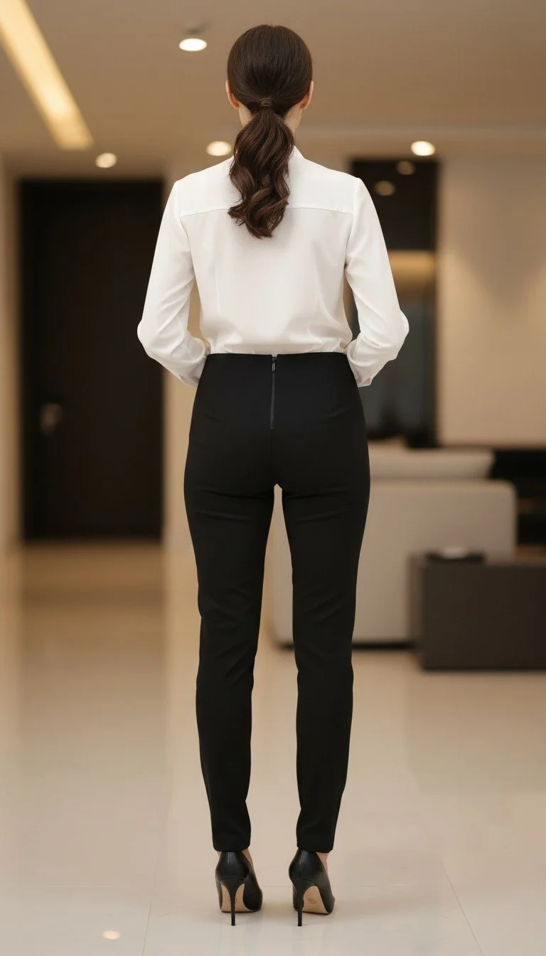 Rag & Bone Premium Black Slim-Fit Trousers Size 0 - Image 2