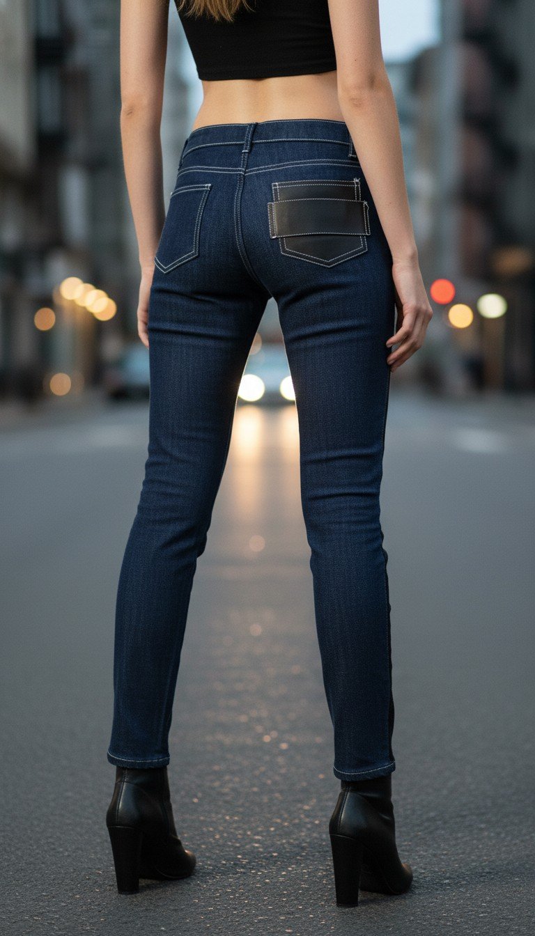 Givenchy - Contrast Paneled Jeans Size 34 - Image 2