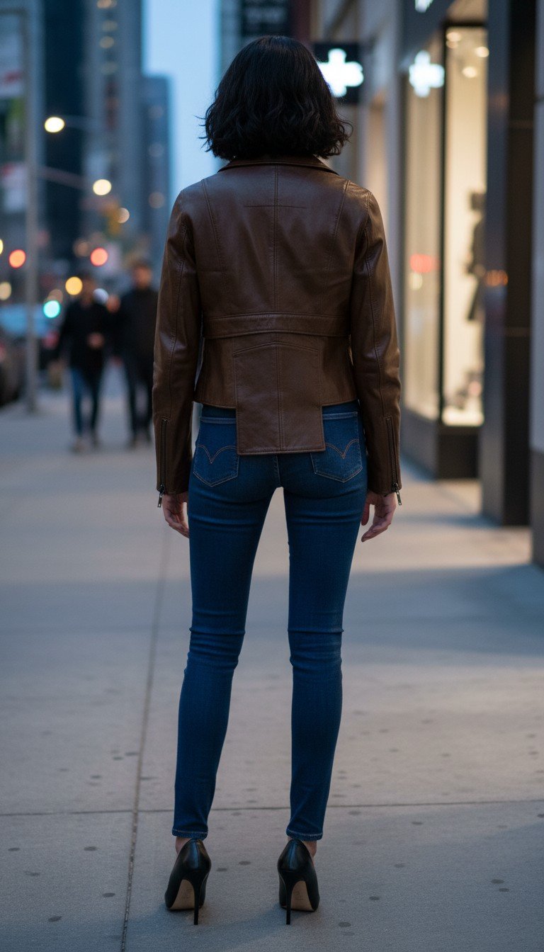 Givenchy - Classic Chic Leather Jacket Size 42 - Image 2